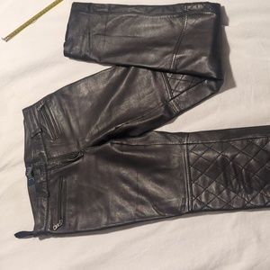 Genuine Leather Pants women